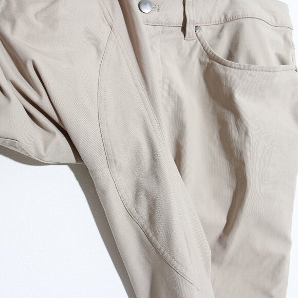 Lululemon ABC Skinny-Fit Pant 32.5" *Warpstreme Beige 5-Pocket Size 35 - Picture 7 of 12
